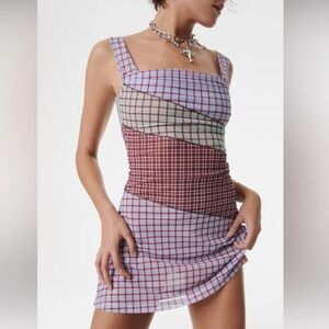 NWT Miaou Ginger Dress in Bristol Plaid